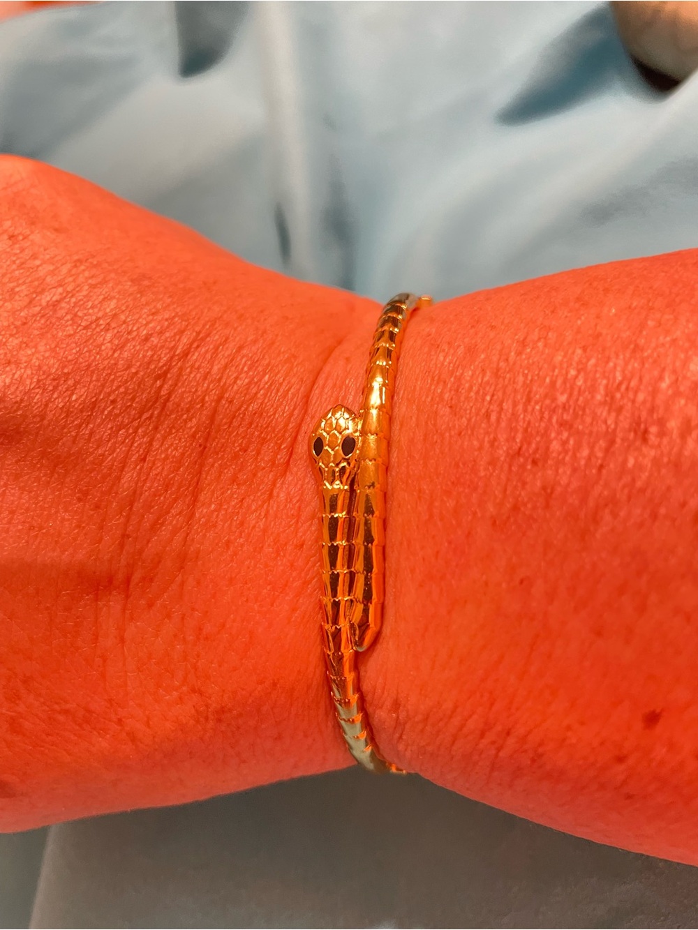Gold Snake Wrap Bracelet - Women's Jewelry